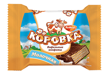 Конфета Коровка молочная